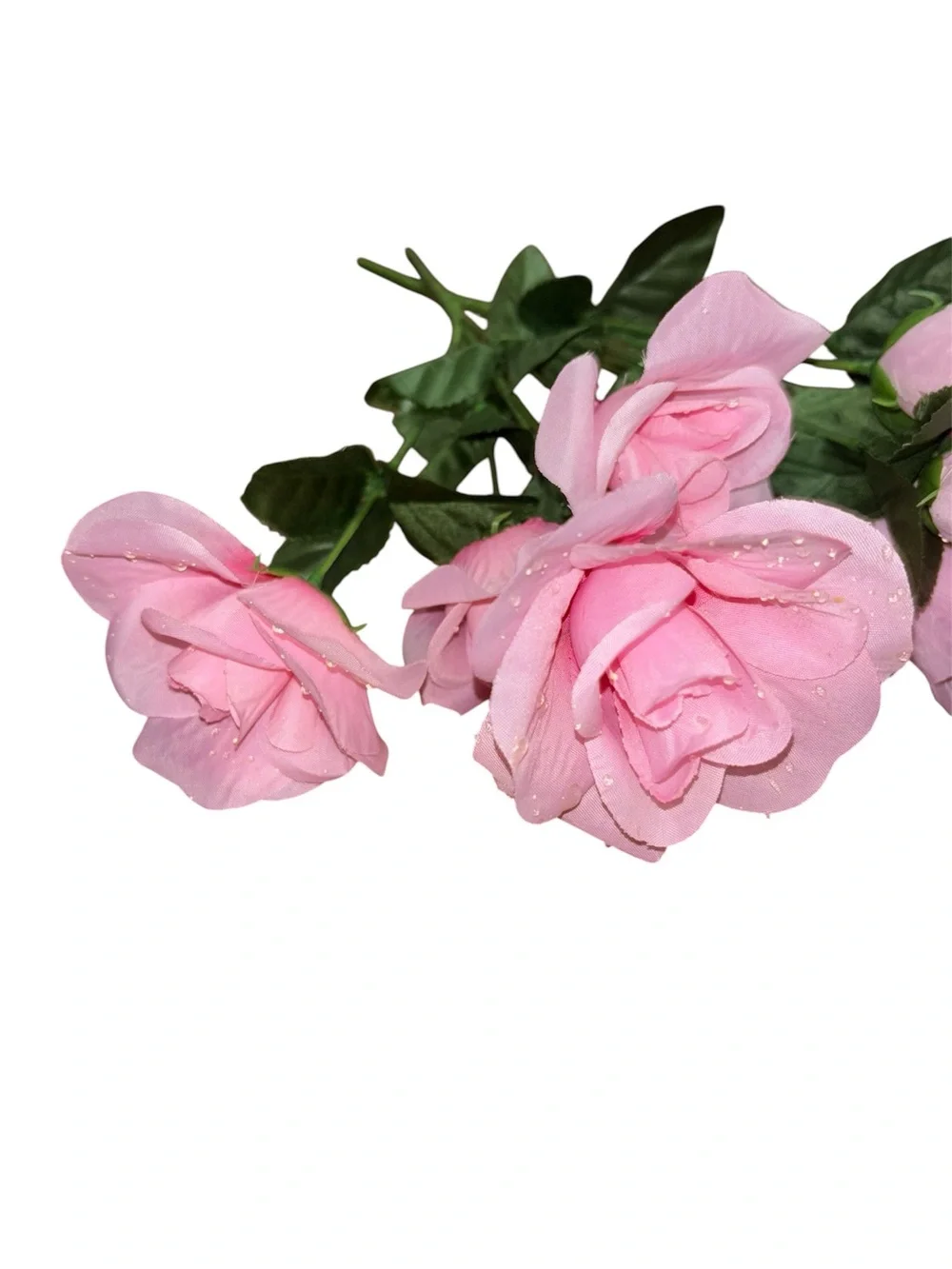 fake pink raindrop roses